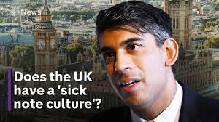 UK &quot;sick note&quot; culture? - PM calls for an end